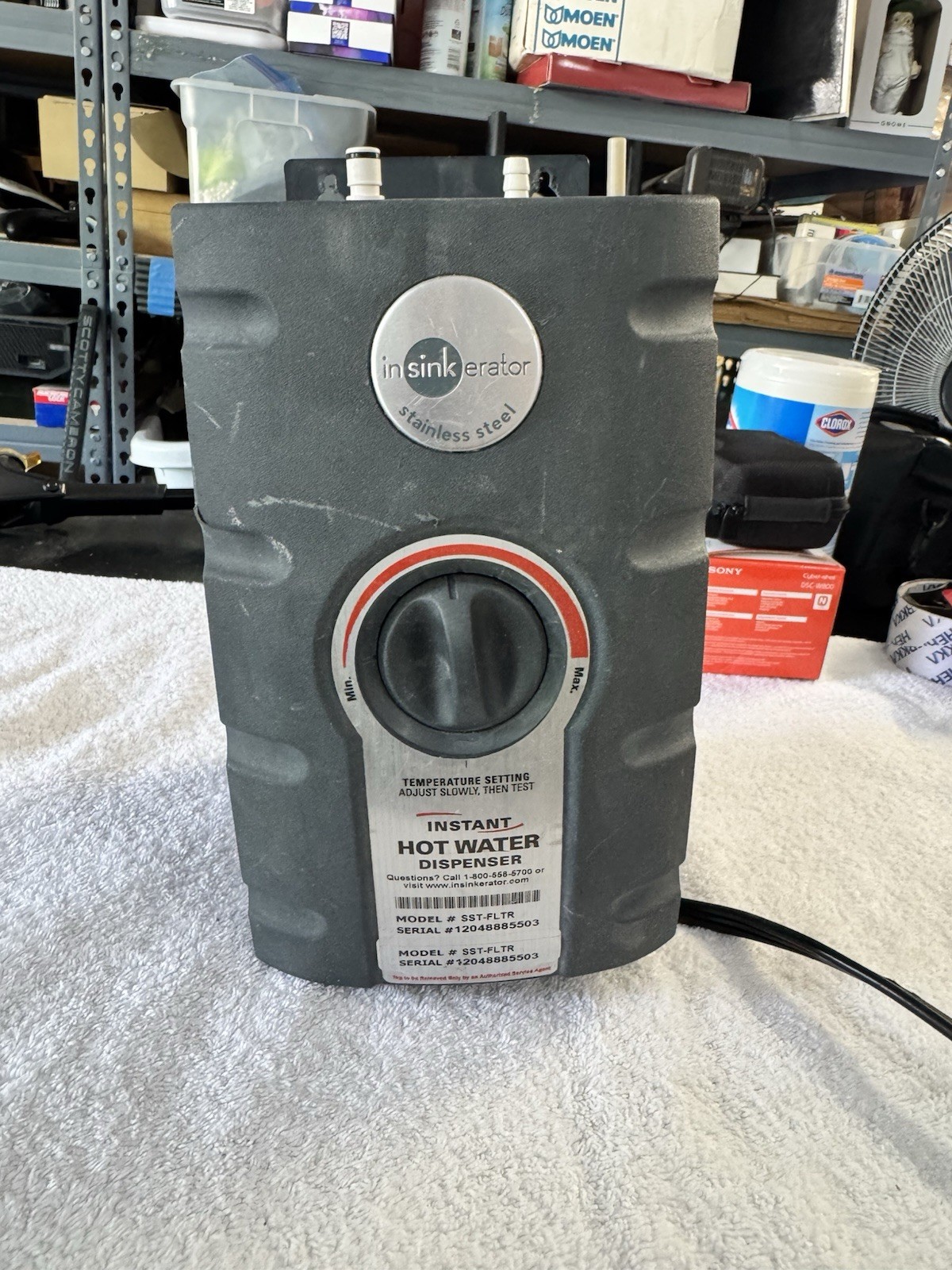 Used InSinkEerator Instant Hot Water Dispenser Only #SST-FLTR Good Condition