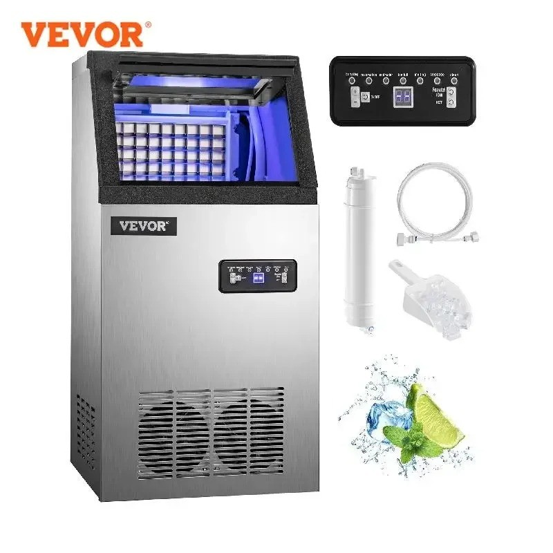 Commercial Ice Maker Ice Cube Machine Efficient Compressor Wide To Use