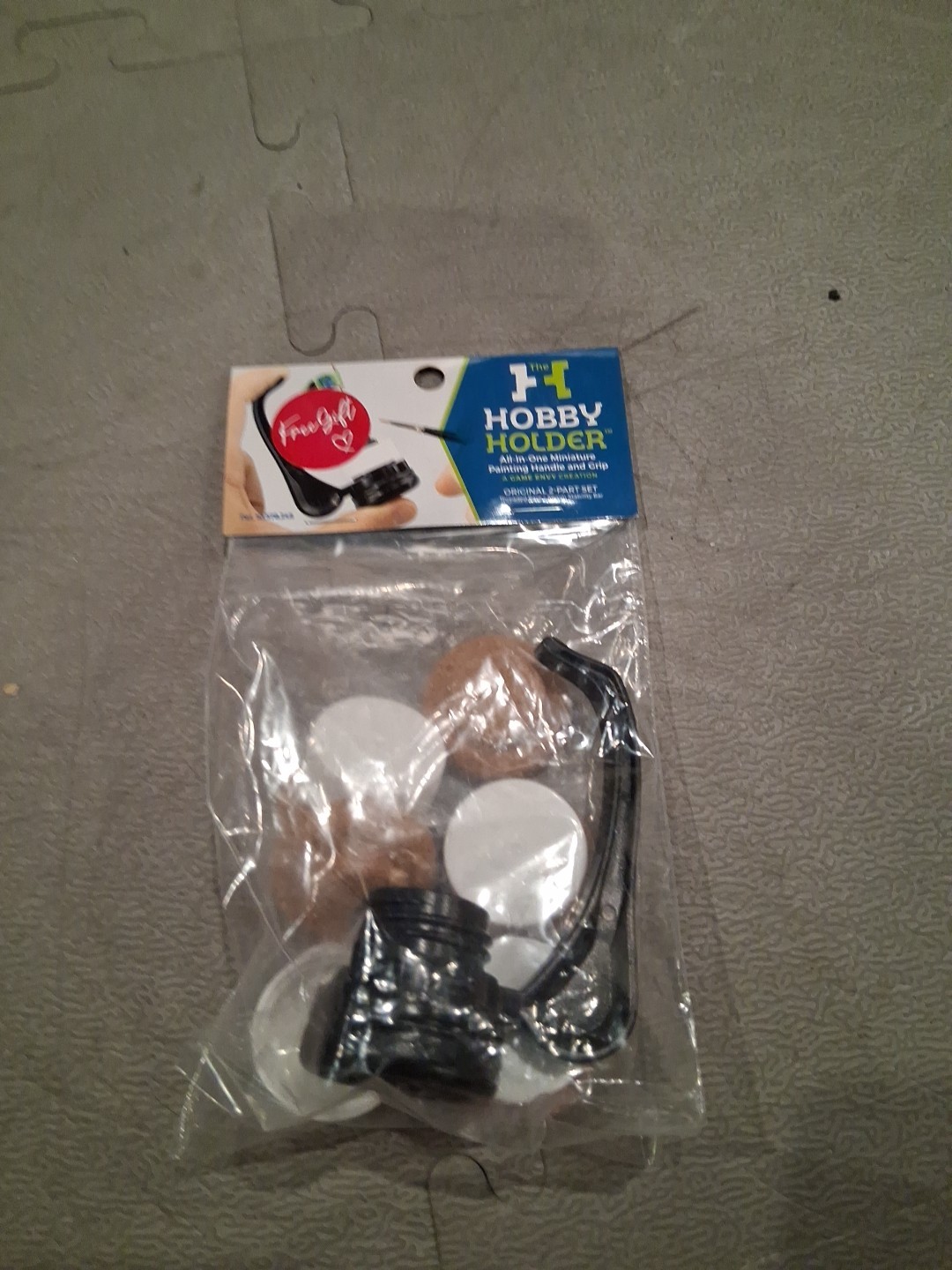 All In miniature Painting Handle And Grip Original 2 Part Set, Hobby Holder