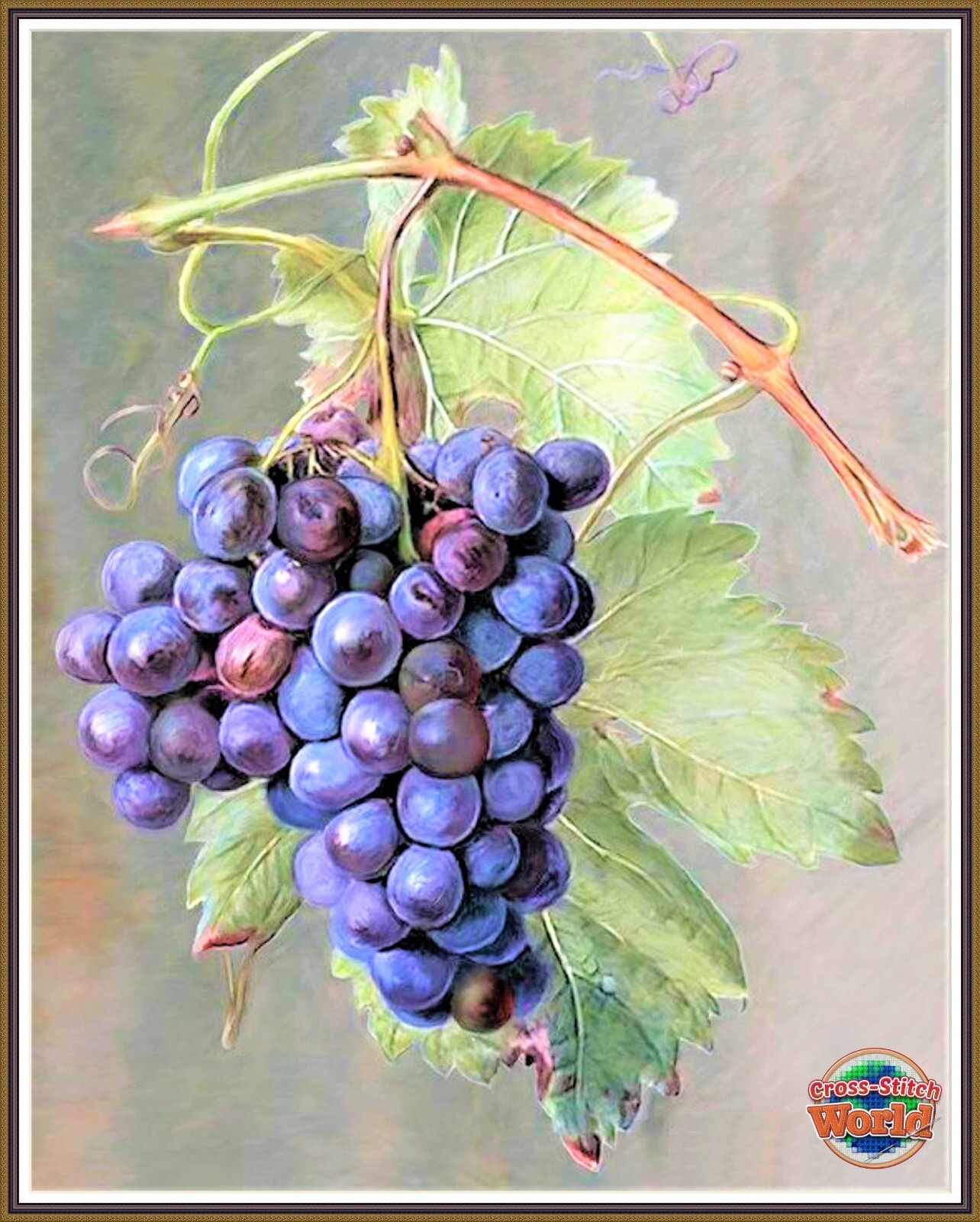 Grapevine 37 - Chart Counted Cross Stitch Pattern Xstitch