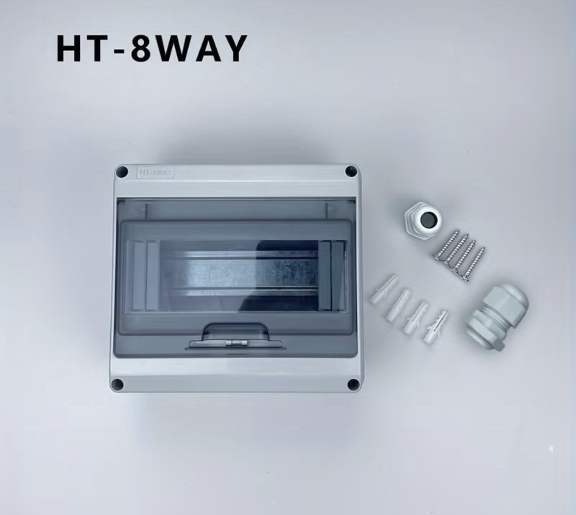 8 Ways Circuit Breaker Box Protection Box Air Switch Waterproof Box IP65