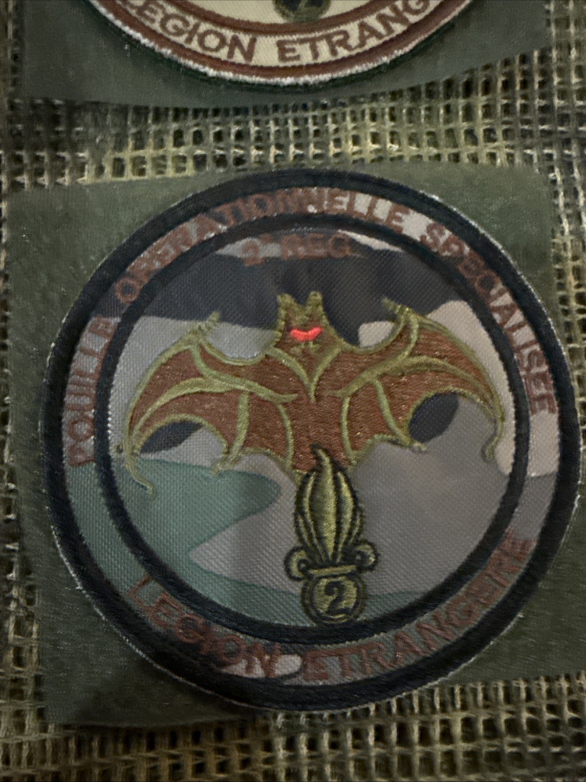 French Foreign Legion 2 Reg Patch Commando Group Of 4 Variants