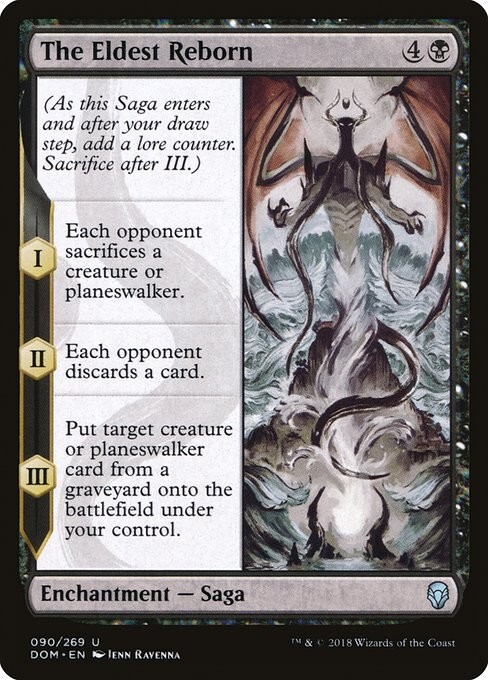 The Eldest Reborn 1x  MtG Dominaria SP/NM