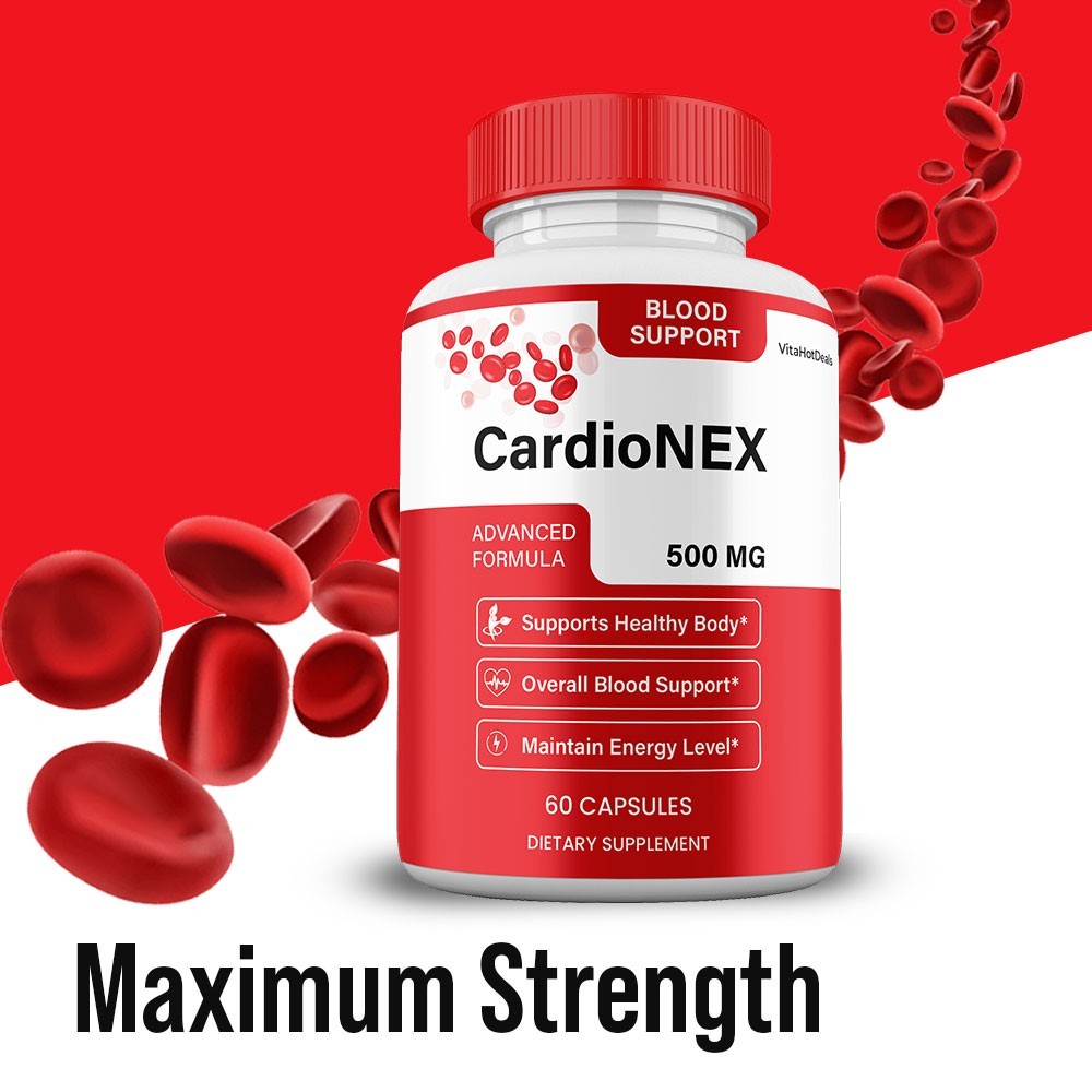CardioNex Capsules, Max Strength, CardioNEX All Natural Supplement (3 Pack)