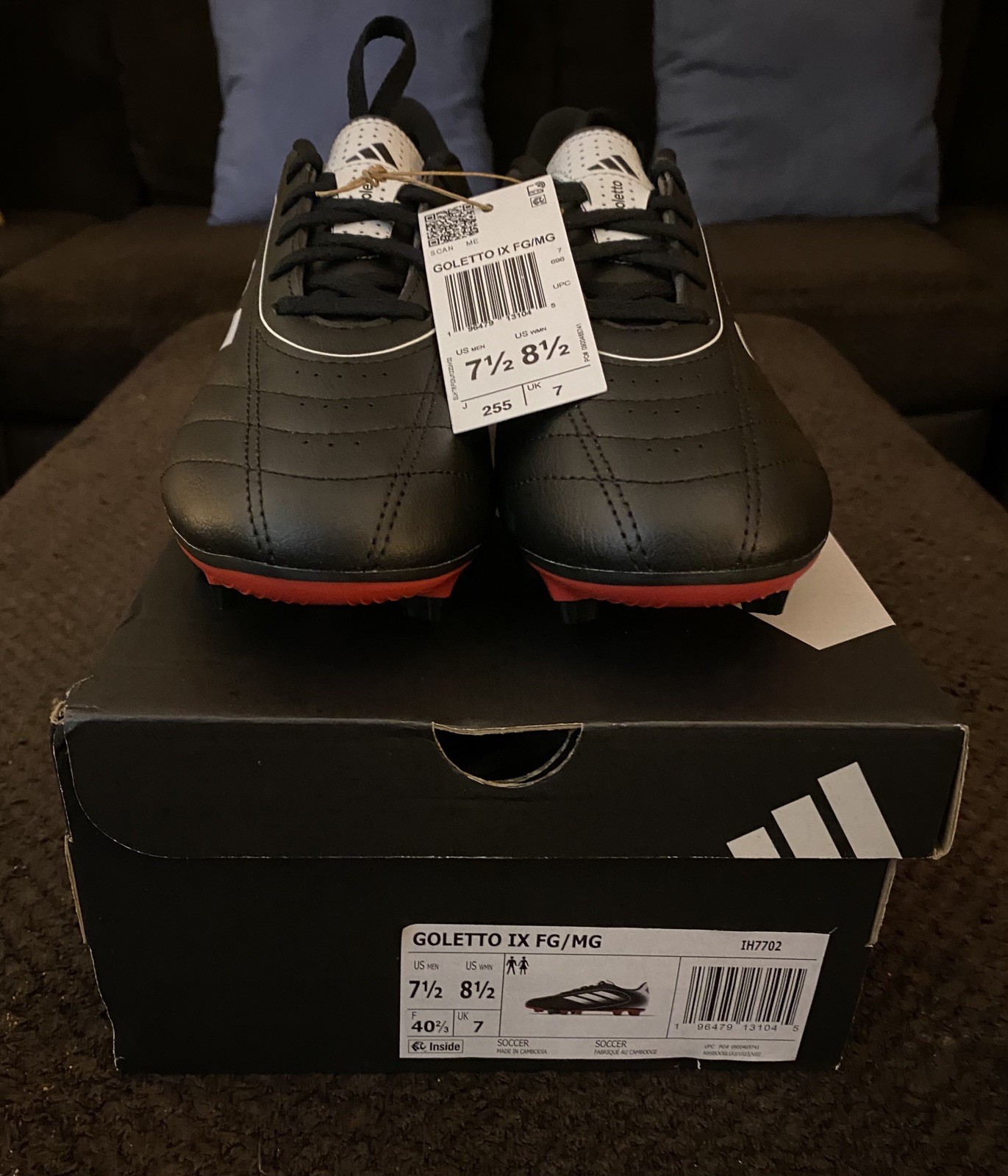 Unisex Sneakers & Athletic Adidas Goletto IX Men’s 7.5 Women’s 8.5 Soccer Cleats