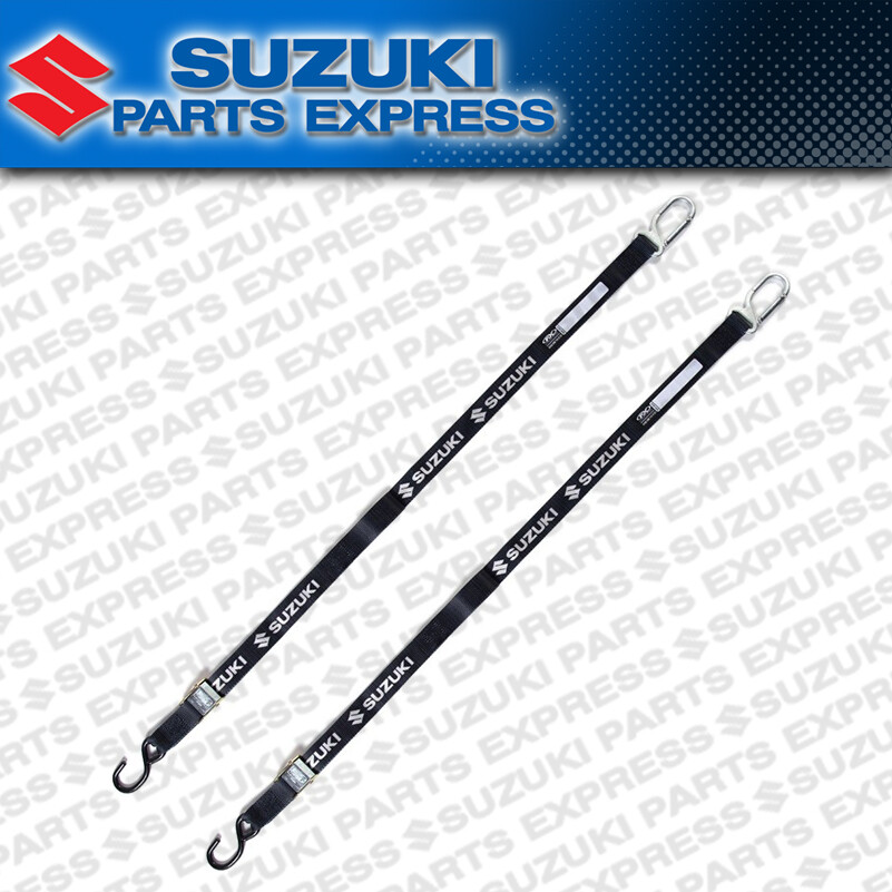 NEW GENUINE SUZUKI FACTORY EFFEX TIE DOWN CARABINER SET BLACK 990A0-99010-BLK