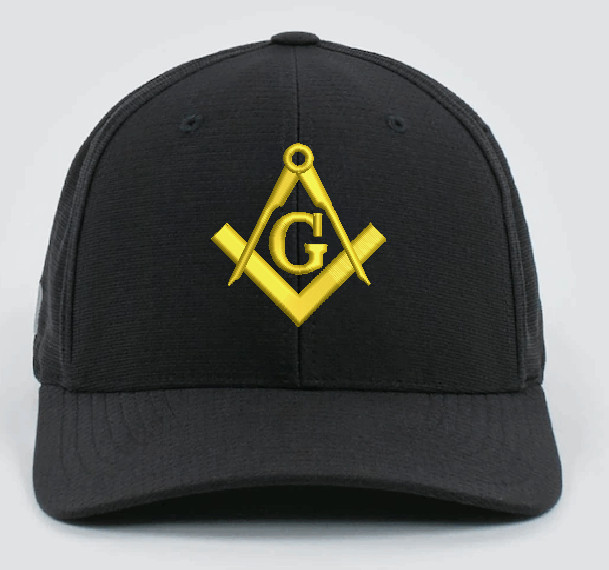 Freemasons 3D Puff raised Embroidered Baseball Cap Masonic Symbol Adjustable