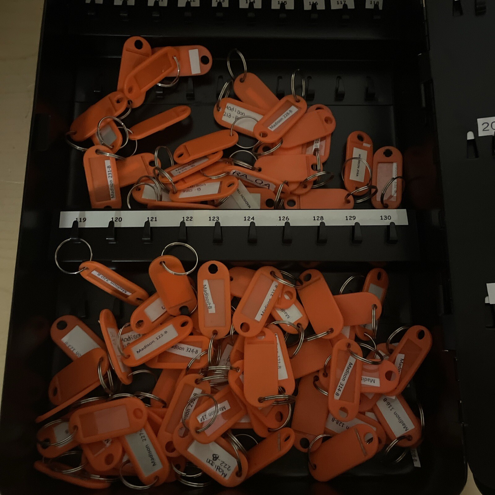 KeyGuard Combination Key Cabinet 122 Key Hooks (Used)
