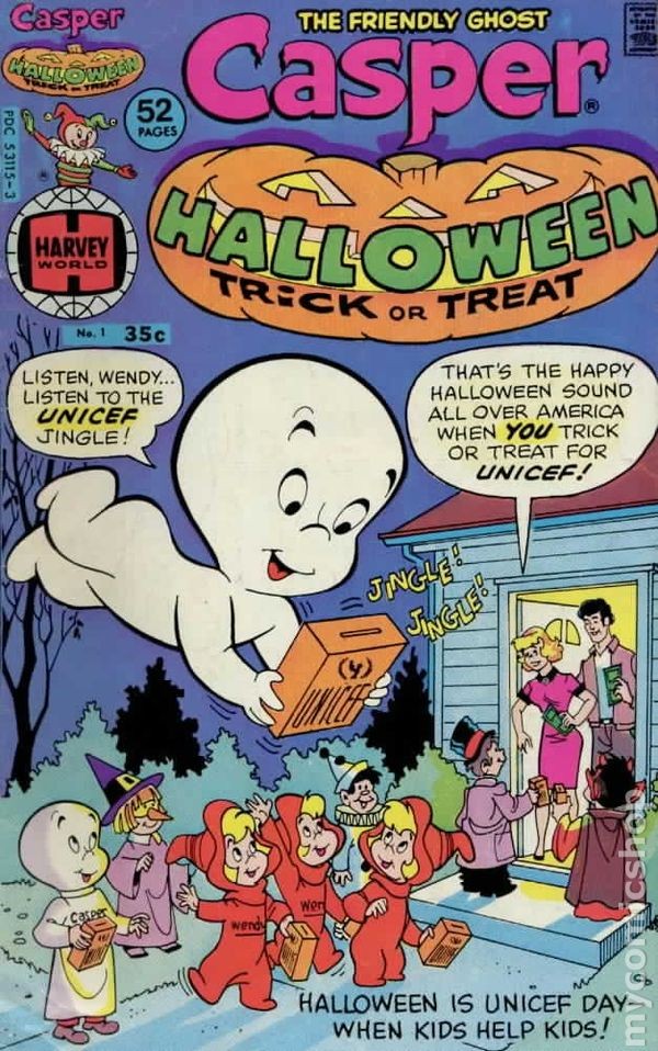 Casper Halloween Trick or Treat #1 FN/VF 7.0 1976 Stock Image