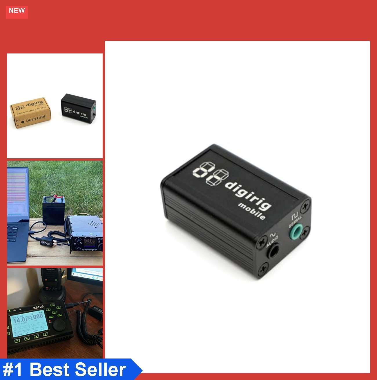Ham Radio Digital Modes Interface USB Audio Codec CAT Control PTT FT8 FT4 HF