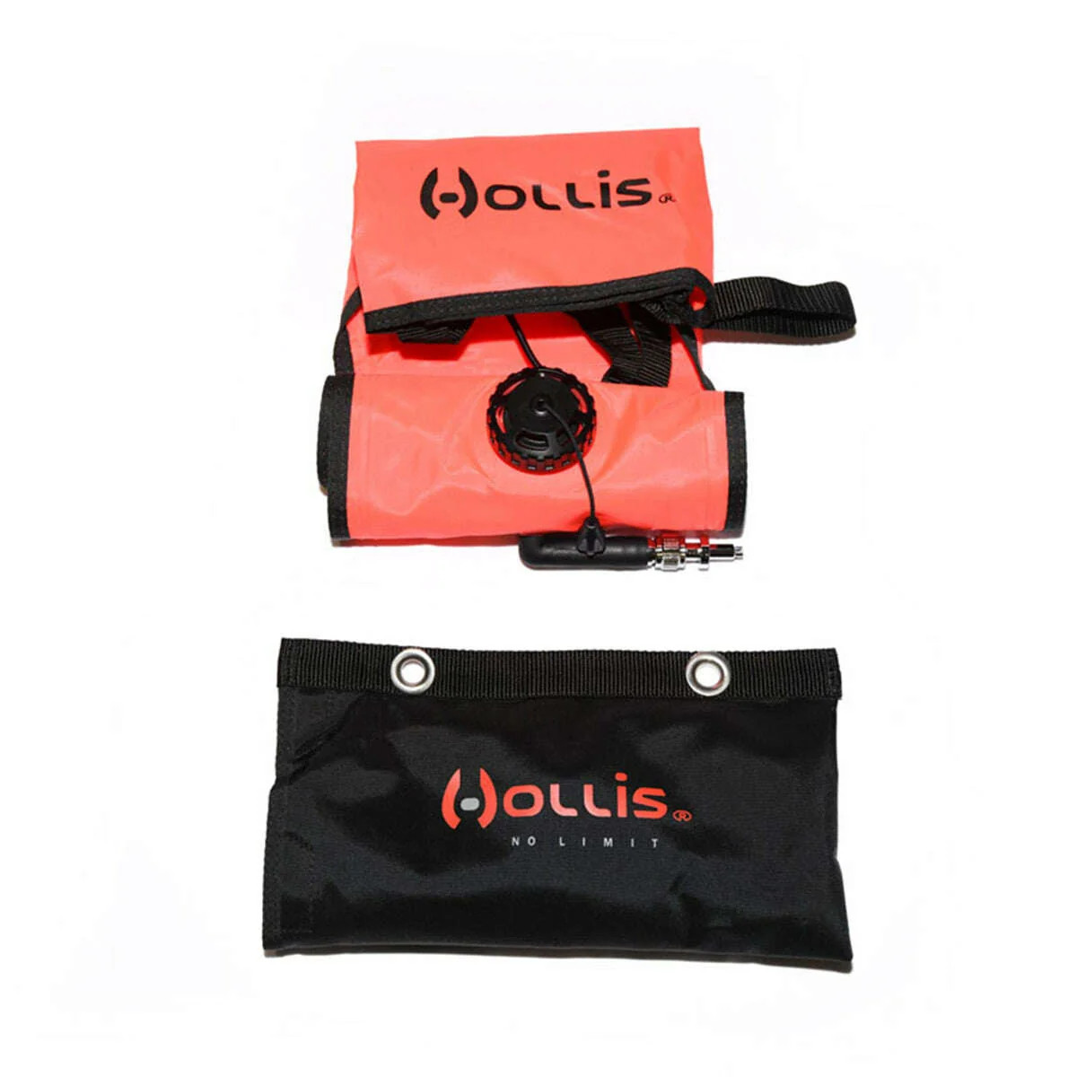 Hollis Marker Buoy (SMB), w/ sling pouch, orange