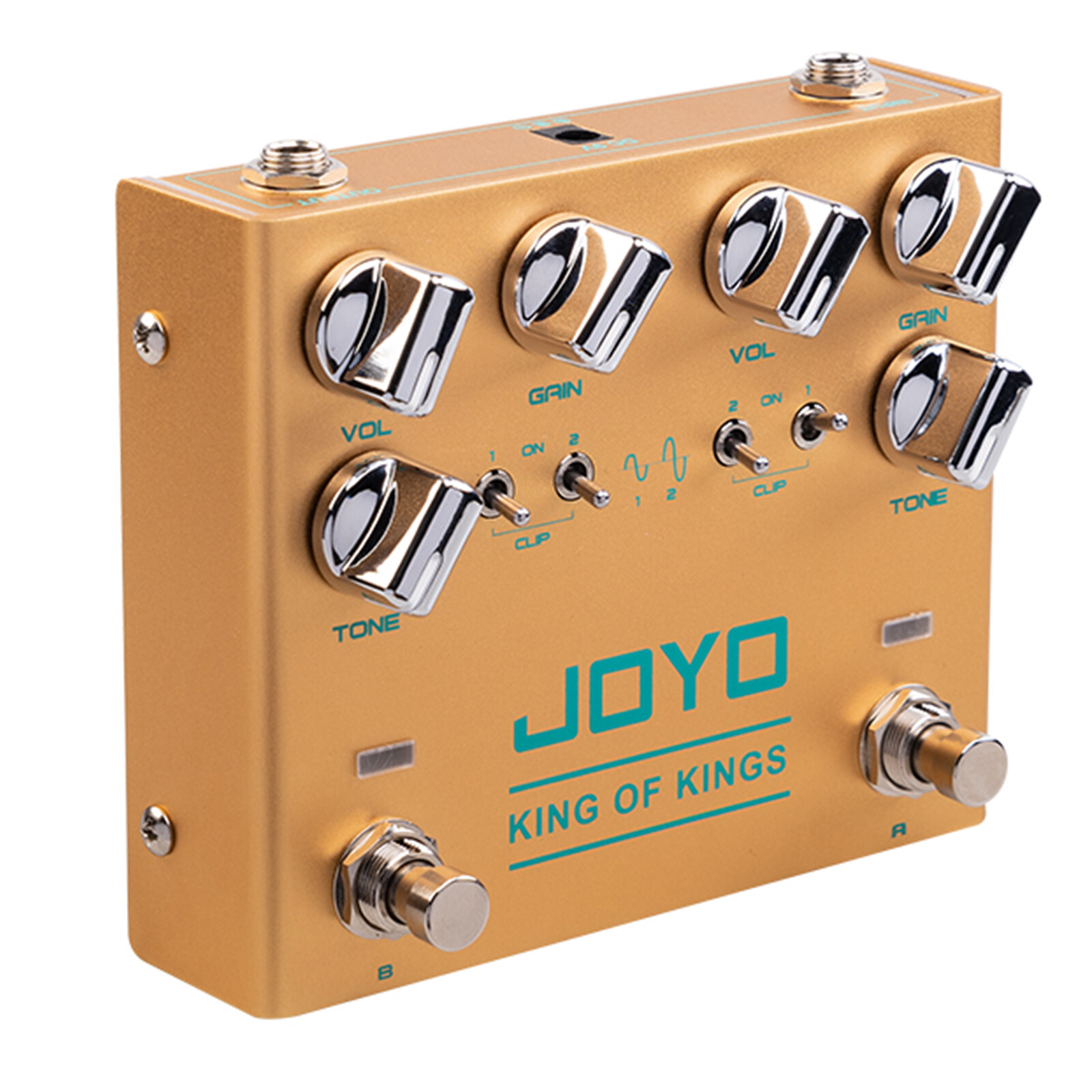 JOYO R-20 King of Kings Vintage Overdrive Crunch Distortion Guitar Effect Pedal