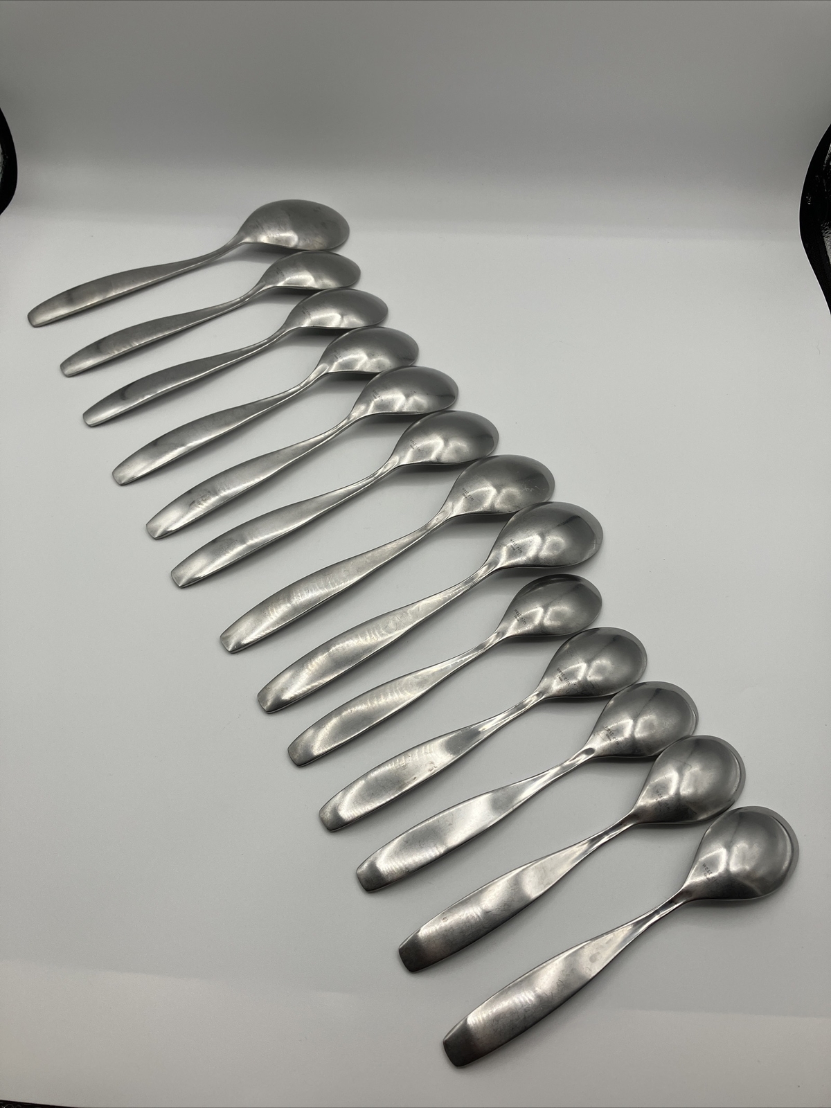 13 West Elm Stainless Satin Flatware Teaspoon & Tablespoon & Serving Silverware