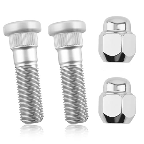 2 Sets Wheel Studs and Lug Nuts Replacement OEM# 52950-M1000,M12x1.5 Wheel