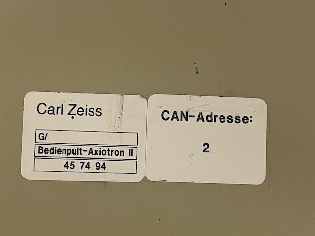 ZEISS AXIOTRON 11, CONTROLLER, P/N 45 74 94