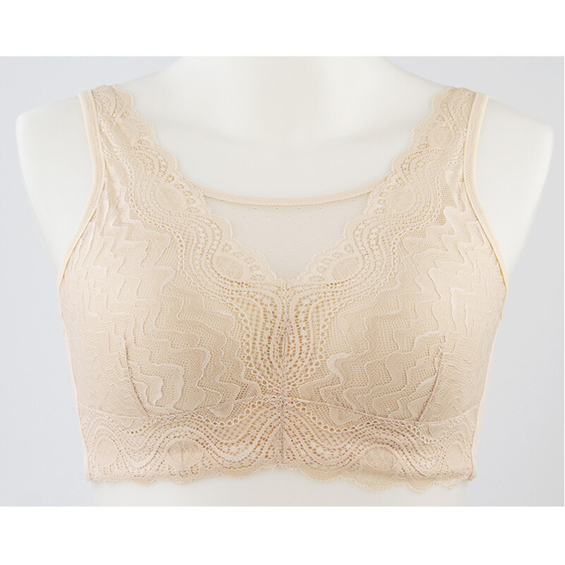 Sexy Lace Pocket Bra for Silicone Breast Insert Mastectomy Prosthesis Wireless