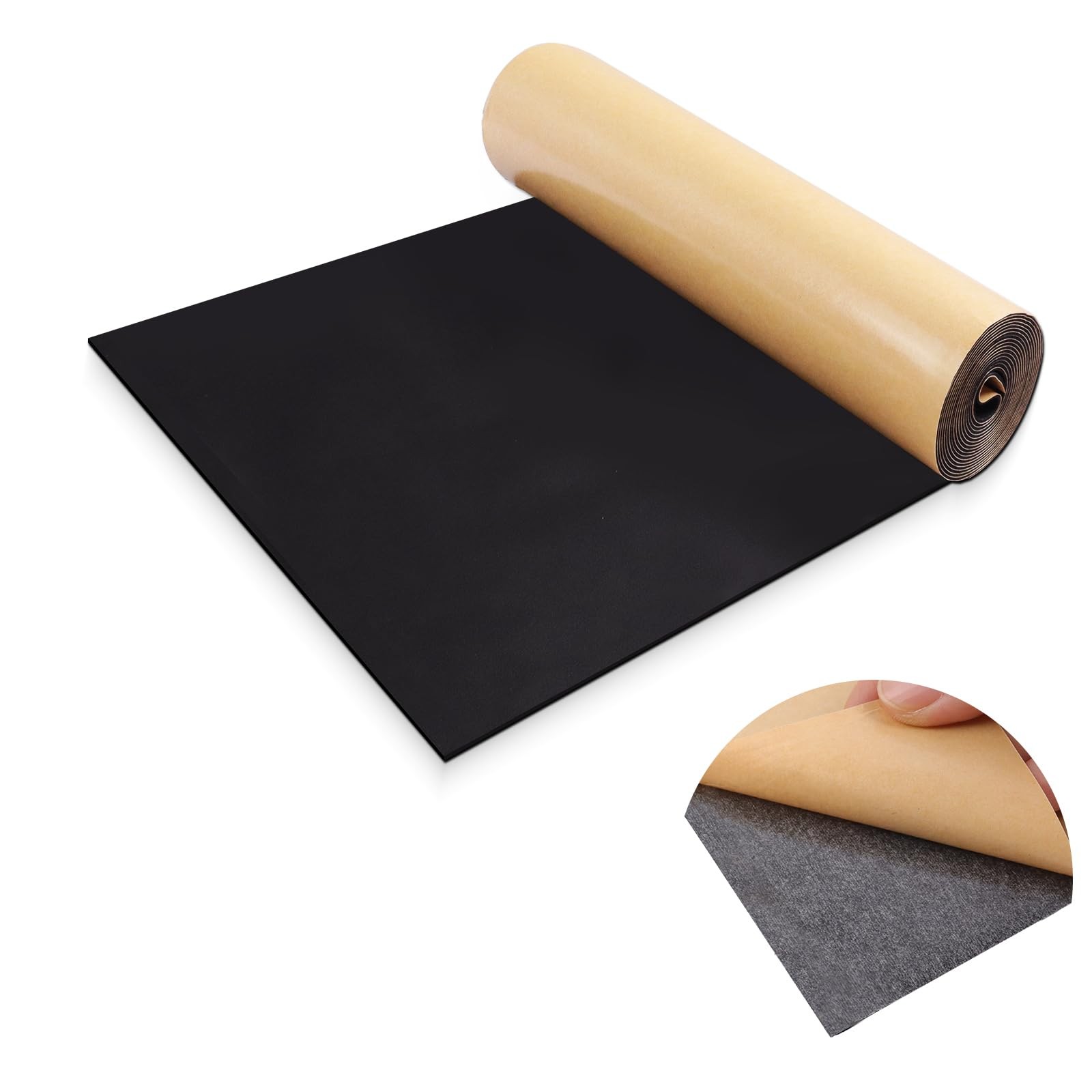 Sponge Neoprene Foam Padding Rubber Sheets with Adhesive Foam Sheet Closed Ce...
