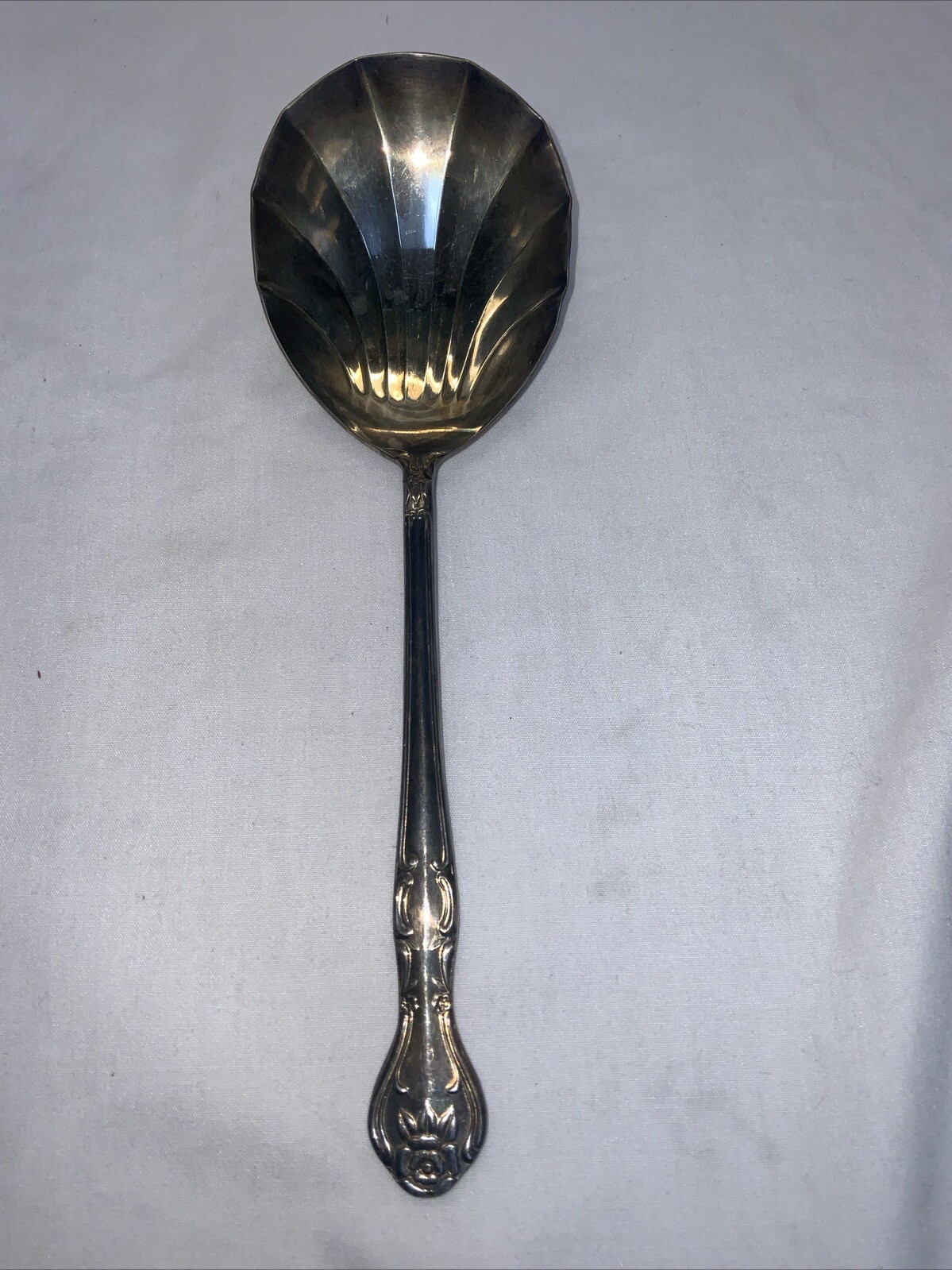 National Silver Co Silverplate Serving Spoon Norma