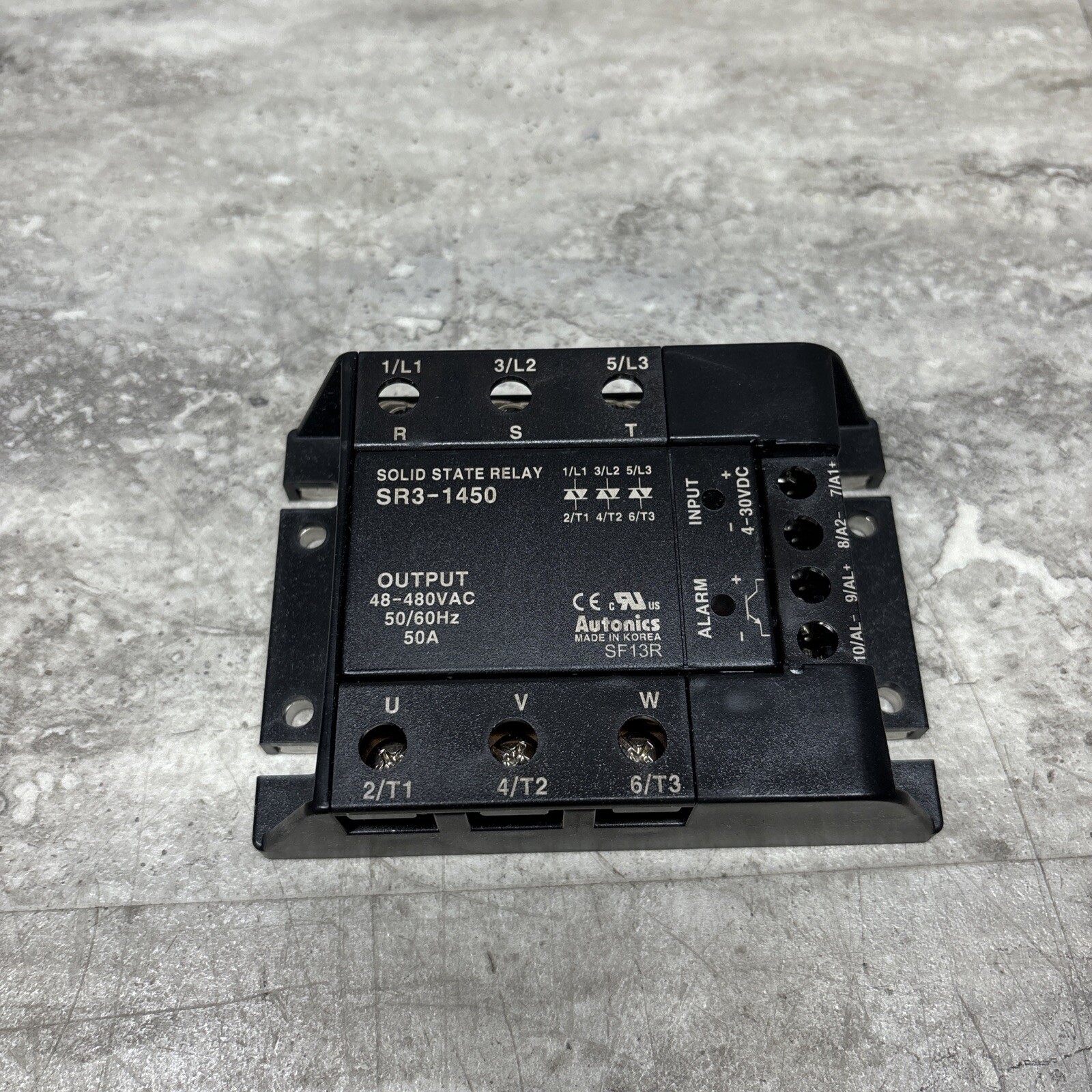 Autonics SR3-1450 3 Phase Solid State Relay, Panel Mount, 50 Amp, New