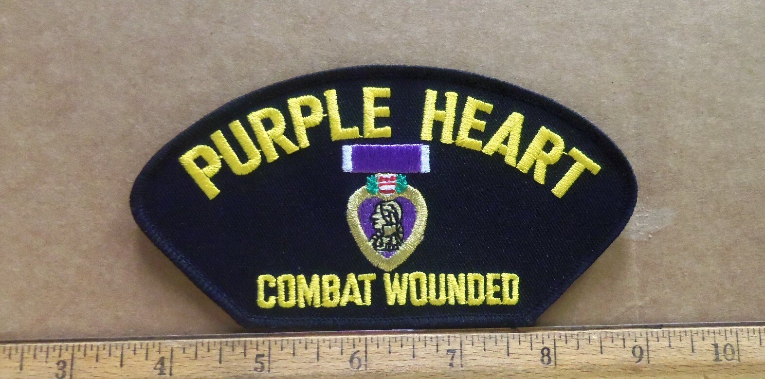 Purple Heart - Combat Wounded Embroidered Patch