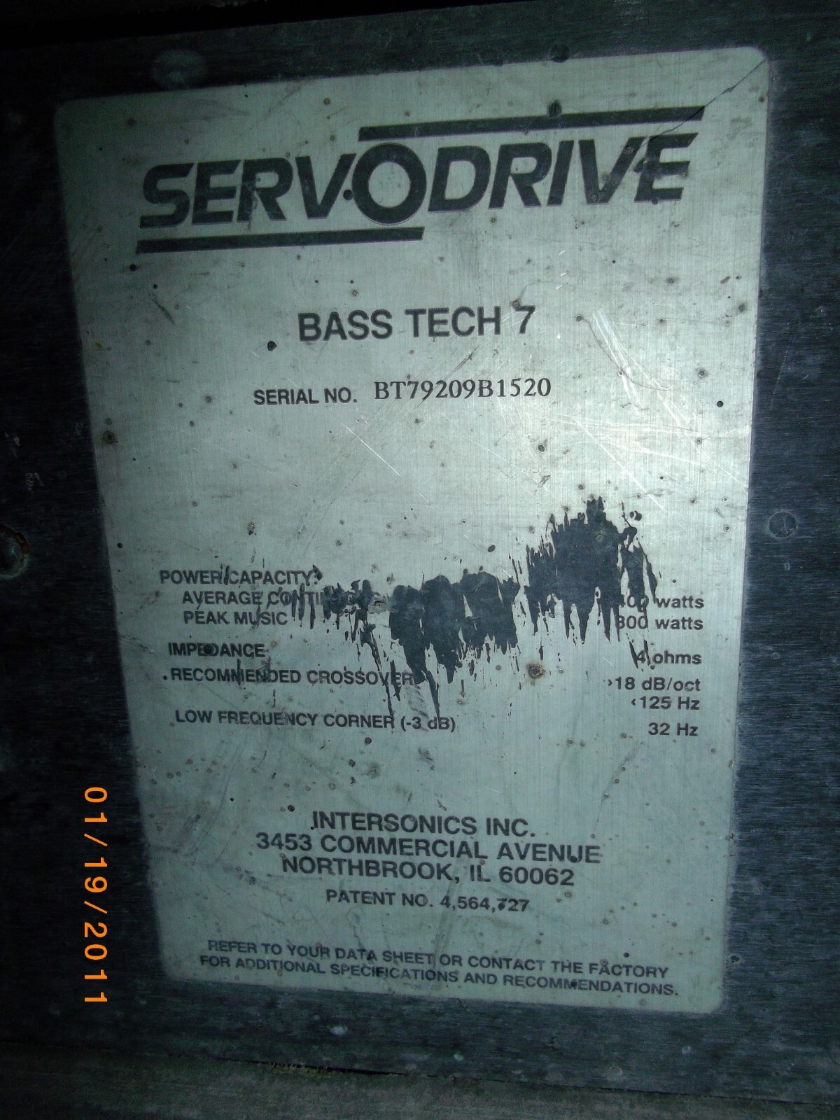 Servo-drive Subwoofer Basstech 7 Module Only