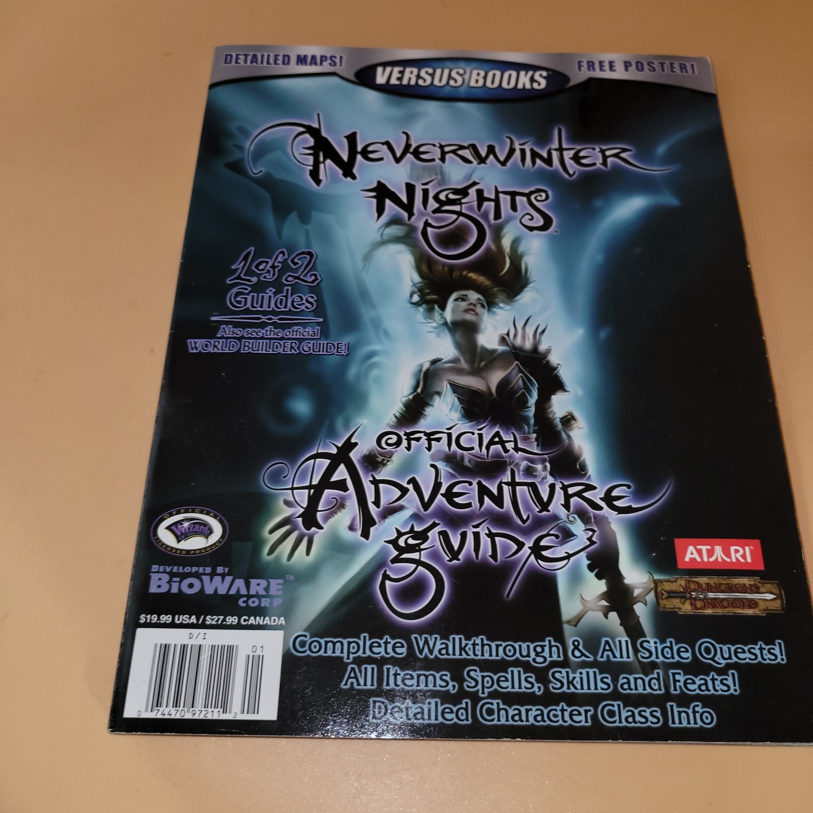 Neverwinter Nights Official Adventure Guide - Perfect Guide by Versus Books VG