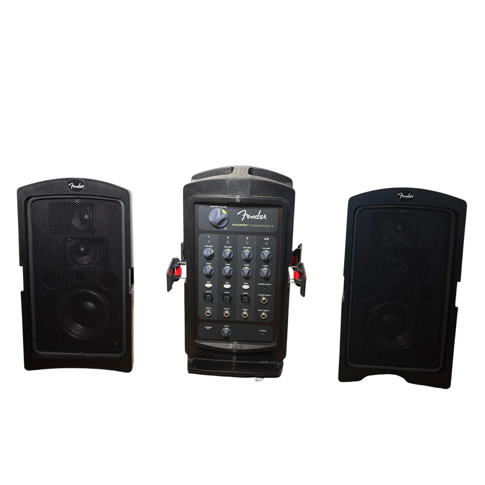 Fender Passport Conference PR844 Blk 175W Class D Power Amp Speaker System 8712
