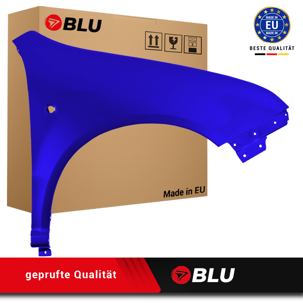 Fender For Skoda Fabia I 1 6Y 4590 Right Blue 1997-2007 Front Painted New