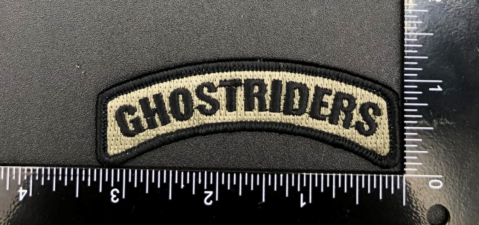Ghost Riders Grey Background Black Border Tab Style Army Aviation Patch OEF OIF