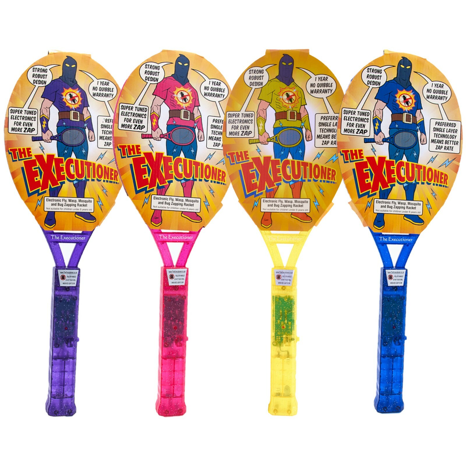 Bug Zapper Racket Electric Fly Killer Wasp Mosquito Pest Insect The Executioner