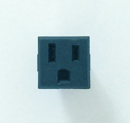 US Power Socket 15A Standard Outlet Plug Power Receptacle AC 125V Black