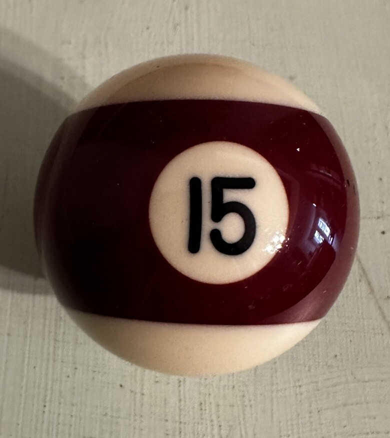 ARAMITH PREMIER 15 BALL REPLACEMENT POOL BALLS BILLIARDS 2 1/4" PHENOLIC RESIN