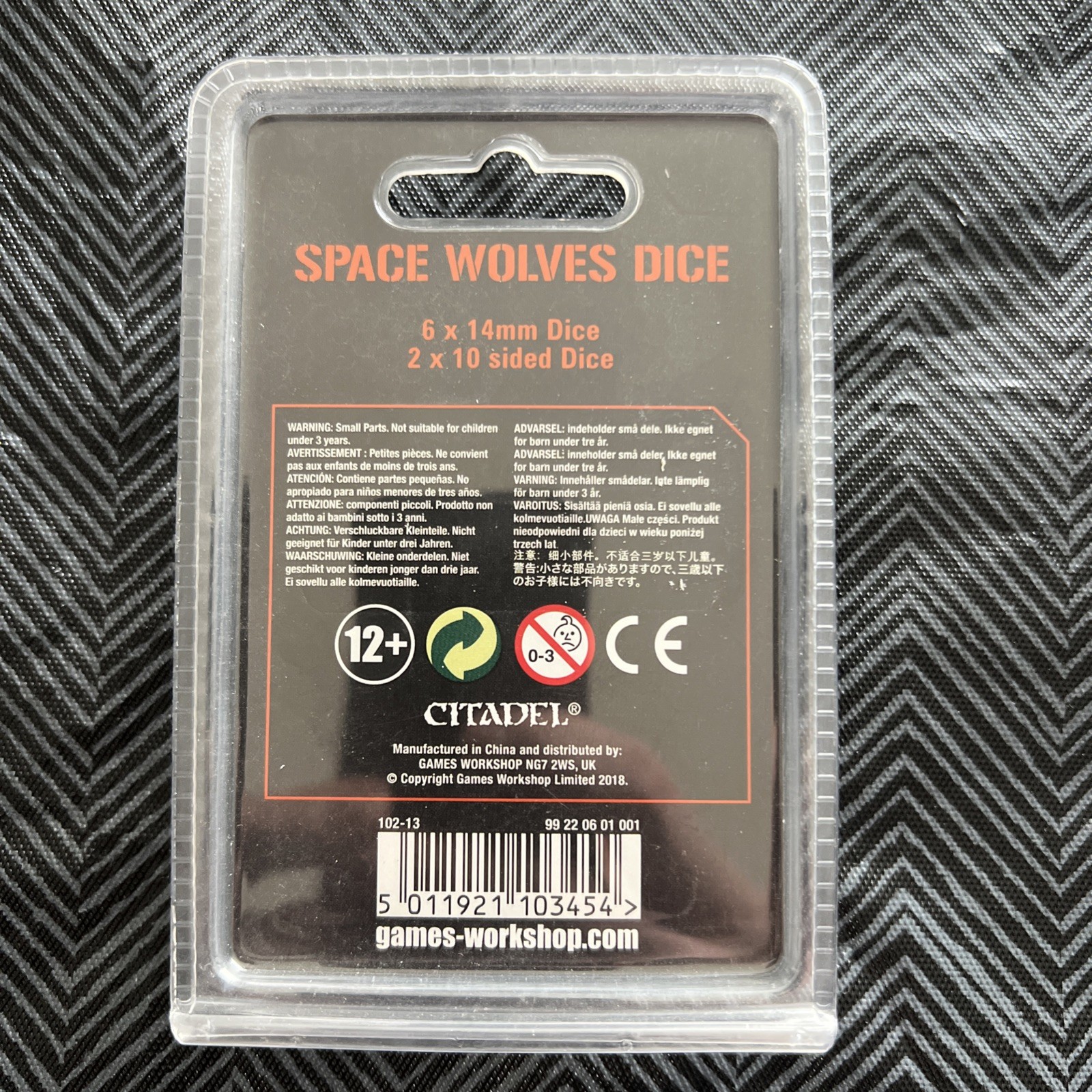 Warhammer 40K SPACE WOLVES DICE PACK Kill Team GW BRAND NEW