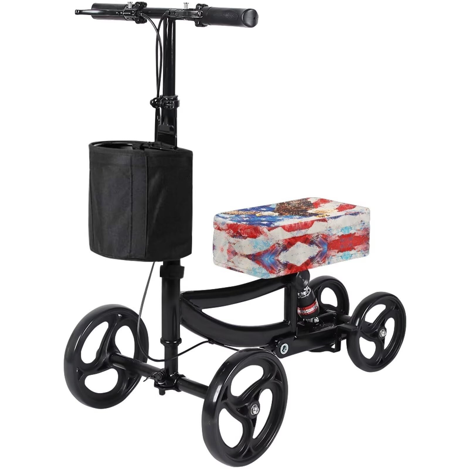 Knee Scooter Cushion Cover Scooter Accessories Eagle Flag USA Flag Cover for ...