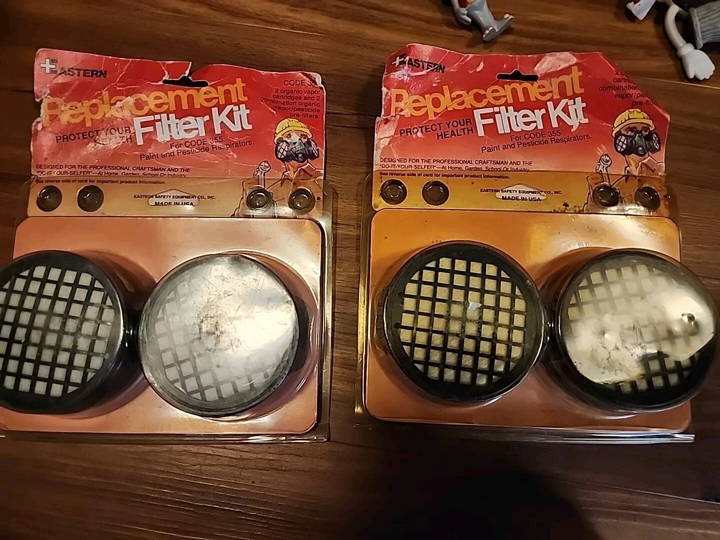 Lot Of 2 Replacement Filters for Paint and Pesticide Respirators! NIB! Eastern
