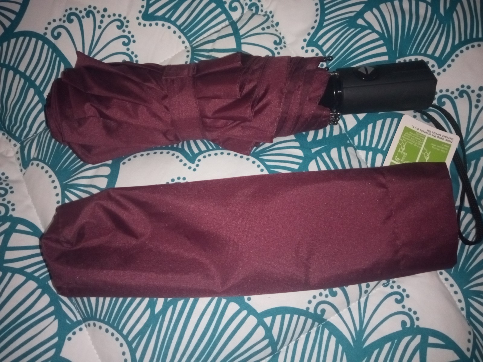 Burgundy MOSISO  Umbrella AUTOMATIC NWT