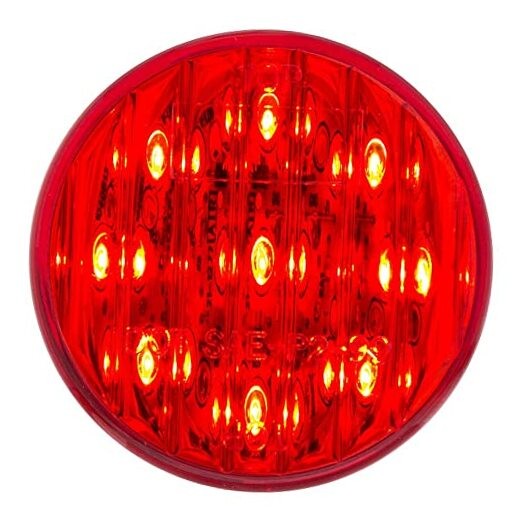 38171B - Clearance/Marker Light - Led/Lens, 2 In., 9 Led Red