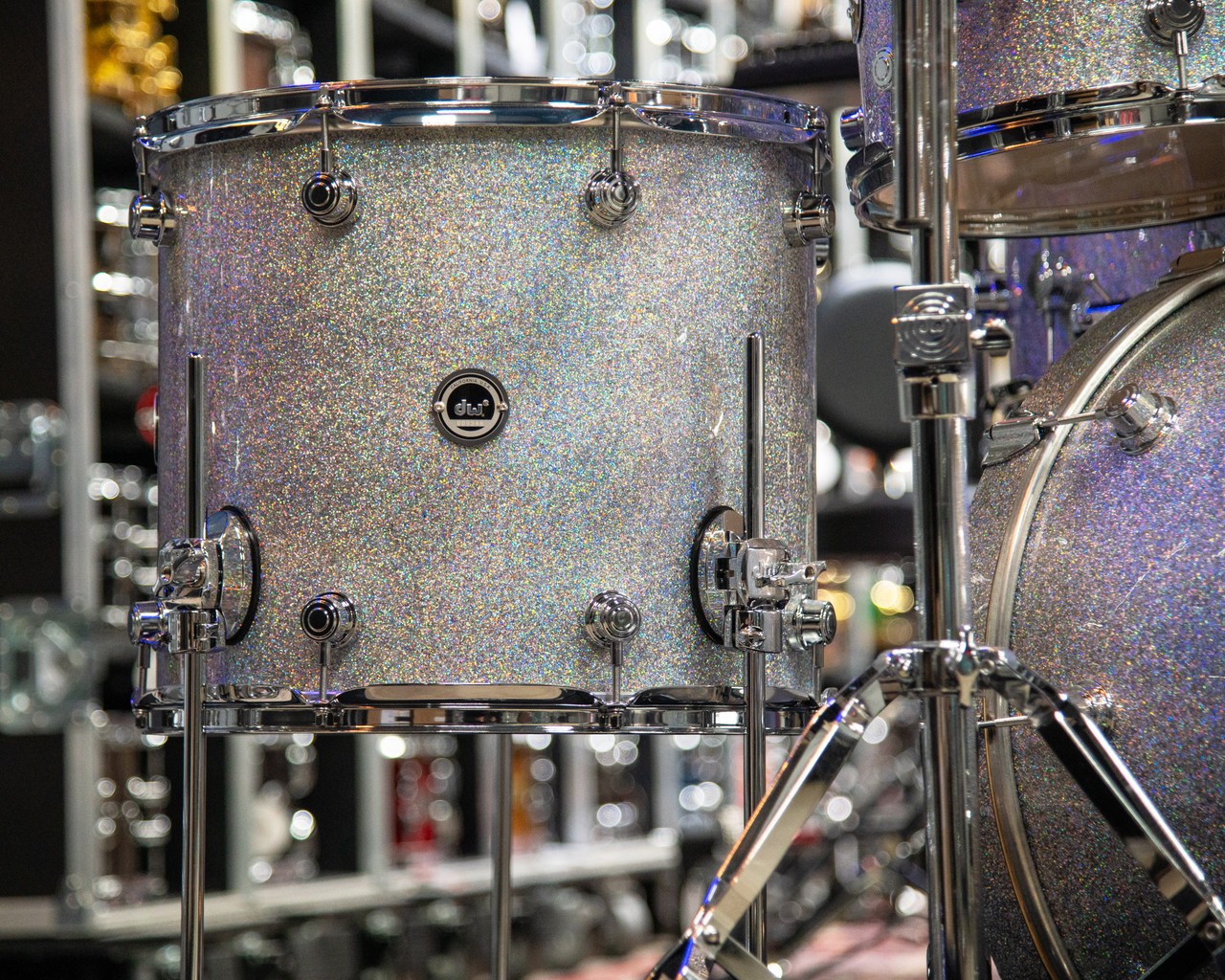 DWe 5-Piece Drum Kit Bundle Diamond Nebula with Roland V71