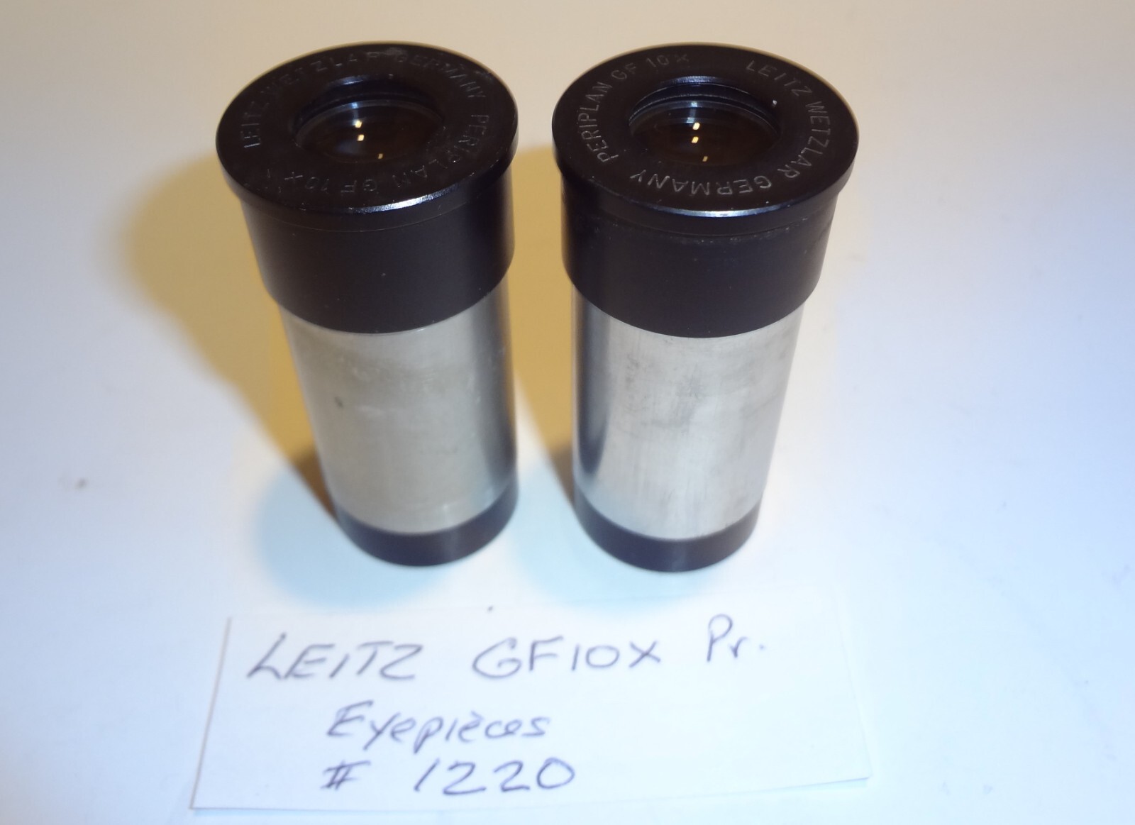 E. LEITZ PAIRED EYEPIECES GF10X *FULLY TESTED* (1220)