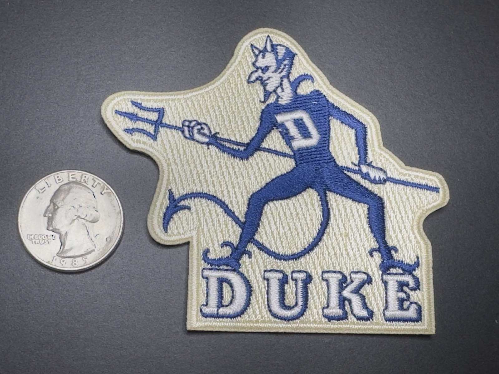 Duke University Blue Devils Embroidered Iron On Patch