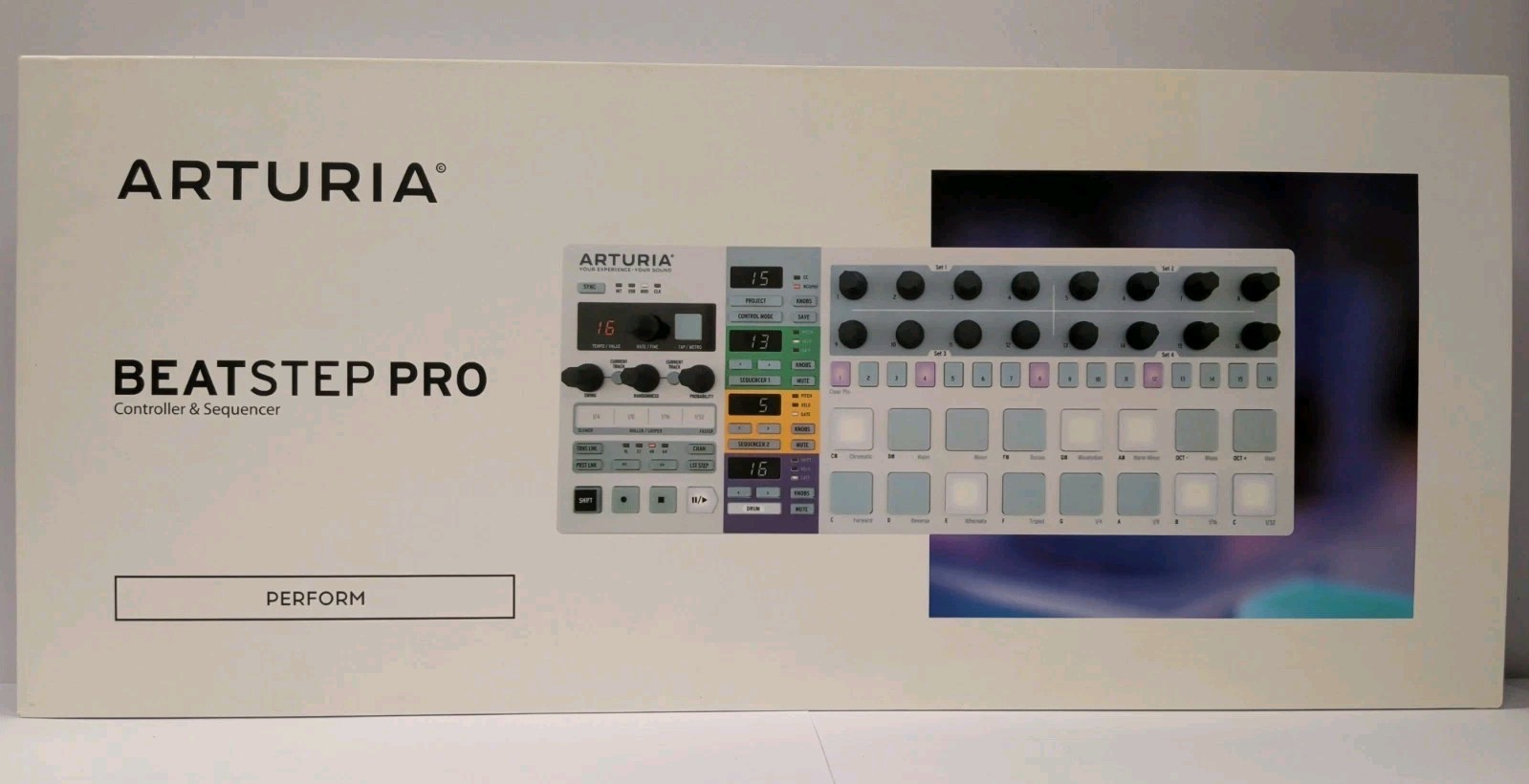 Arturia BeatStep Pro Controller Sequencer White w/ Original Box MIDI USB CV Gate