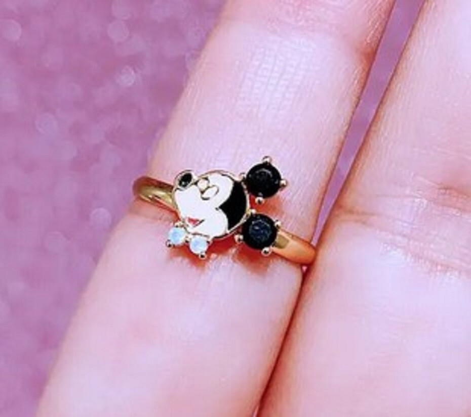 Mickey Minnie vintage toe ring/rings