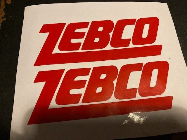 ZEBCO FISHING STICKERS X 2