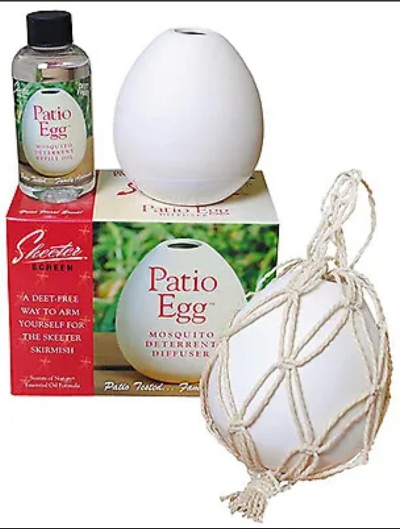 90600 Mosquito Deterrent, Patio Egg Diffuser & 4-oz. Oil