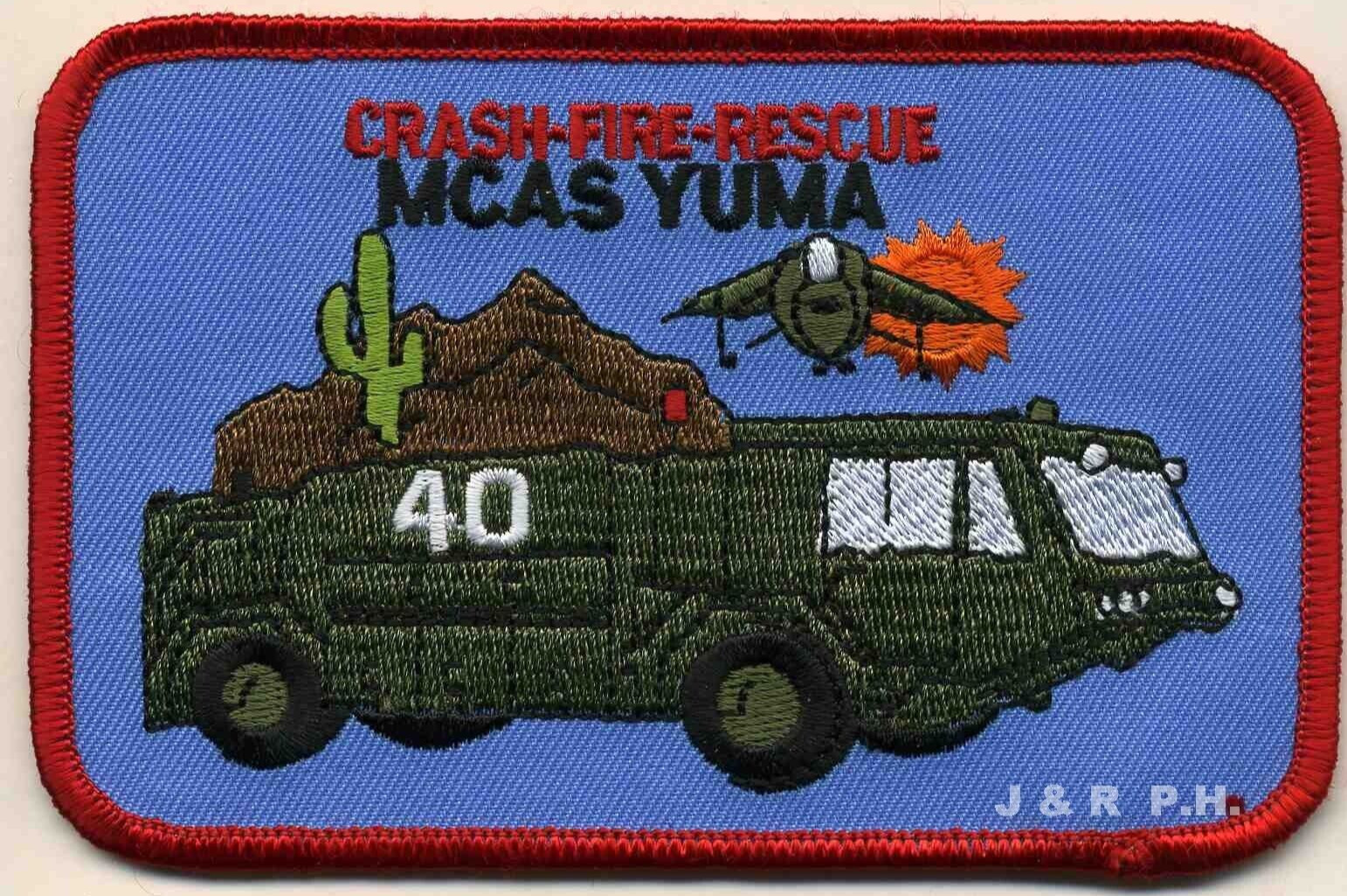 Marines - M.C.A.S. Yuma  CRASH - FIRE - RESCUE, AZ (3.25" x 5") fire patch