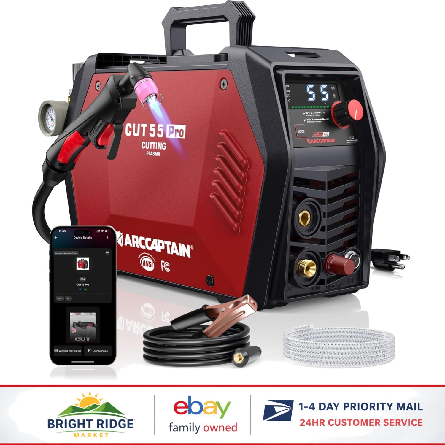 User-Friendly Plasma Cutter with Real-Time Monitoring & Parameter Adjustments