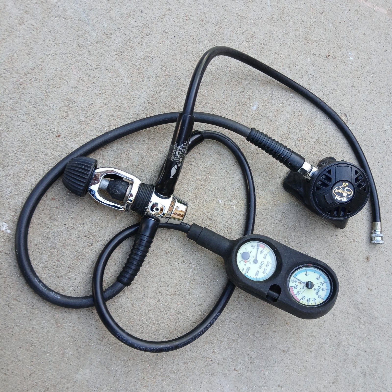 Dacor Pacer XP Scuba 360 Regulator Setup