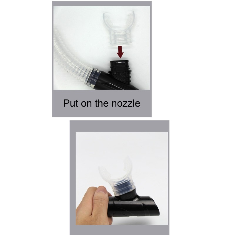 Scuba Choice Scuba Diving Silicone Long Bite Replacement Mouthpiece