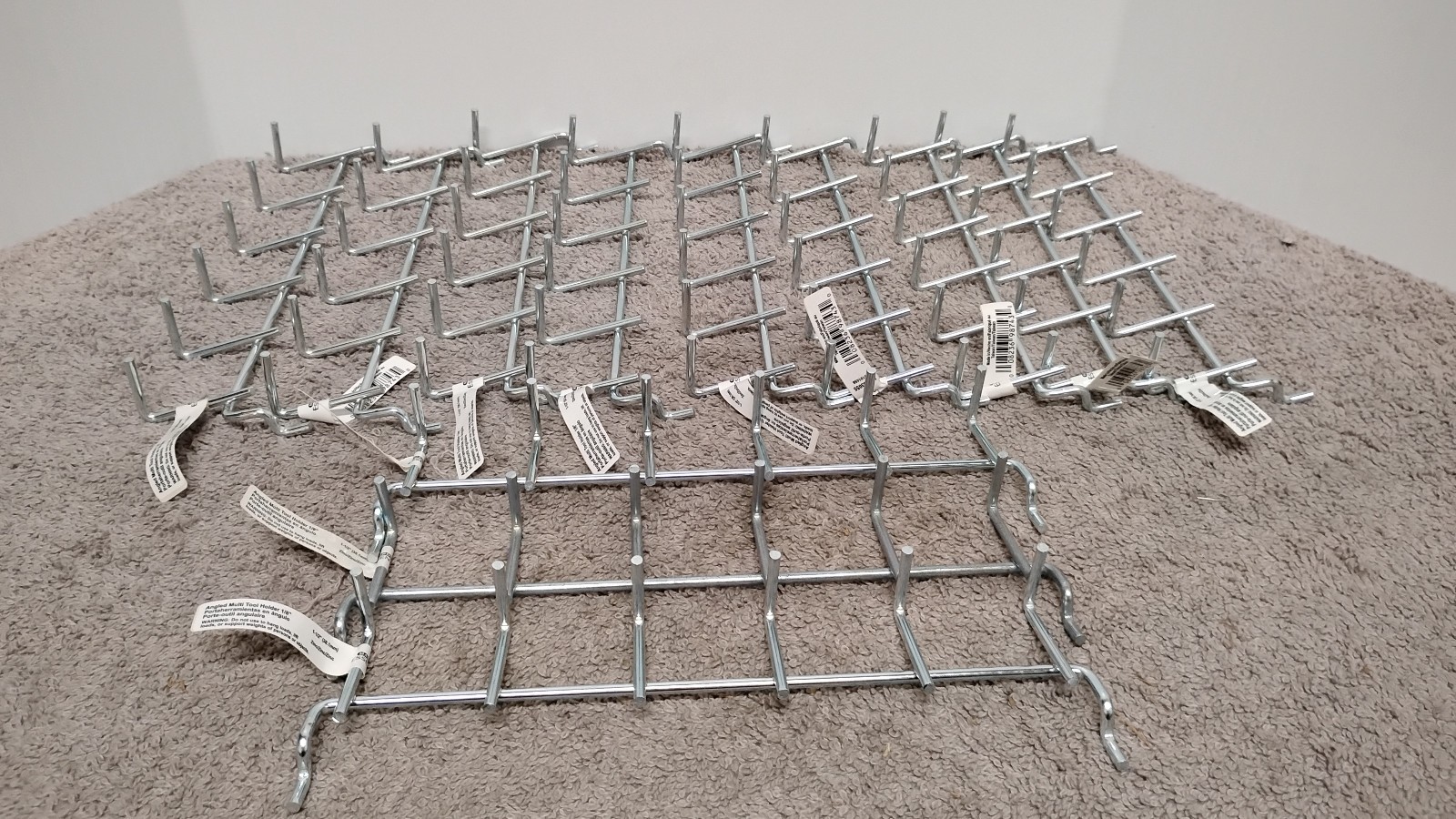 12 NEW Hardware Essentials by HILLMAN 1" x 1/2 " Steel Angled Multi Tool Holder.