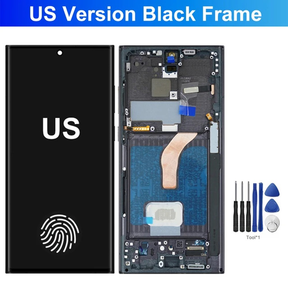 OLED Display Touch Screen Digitizer +Tool For Samsung Galaxy S22 Ultra 5G S908